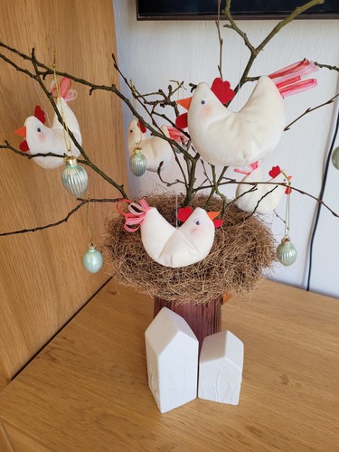Deko hühner frühling - 5,