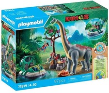 PLAYMOBIL 71819 Brachiosaurus-Begegnung mit Luftkissenboot