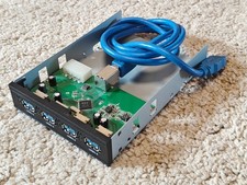 4-Port USB 3.0 Frontpanel 3,5"