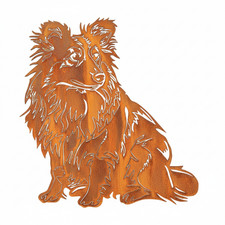 Edelrost Gartenstecker