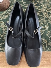 Ballerina H&M Gr.39 Schwarz Neu Riemchen