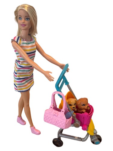 Barbie puppenwagen kinderwagen - barbie,