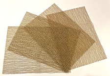 Tisch Sets Gold-Glitzer Place Mats, 4er Set