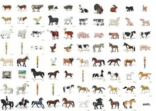 Safari Bauernhoftiere Pferde  Spielfiguren Tierfiguren Figur  Auswahl  