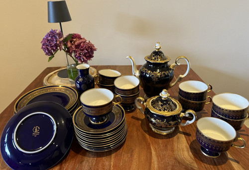 Echt kobalt kaffeeservice - echt,
