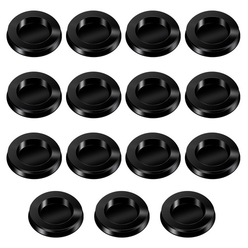 Stücke schwarz gummi - schwarz,
