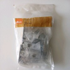 B&Q 64 mm verchromter Rohrriegel Menge:3