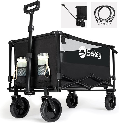 Klappbarer bollerwagen 160l - klappbarer,