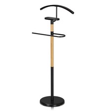 Herrendiener Anzugständer stiller Diener Sackohalter Hosenbügel aus Metall Holz