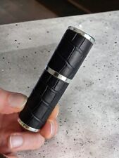 Schwarz & Silber Krokodil Look Reise Zerstäuber 10ml Geschenkverpackung mit Trichter