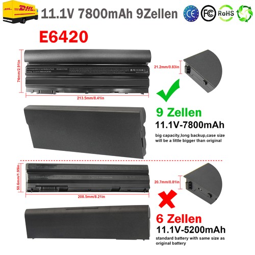 7800mah t54fj akku für - 7800mah, dell