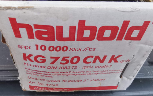10000 stück haubold klammer - stück,