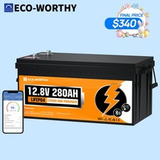 ECO-WORTHY 3584Wh 12V 280Ah