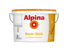 €2,79L   10 L Alpina Raum-Weiß Wand & Decke strahlend weiße  Innendispersion
