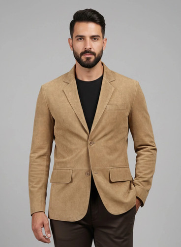 Herren beige wildleder - beige,