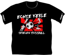Fußball T-Shirt Trikot Echte Kerle spielen Fussball Bekleidung Kinder Sport 29