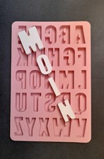 Silikonform Gießform Buchstaben  Alphabet A-Z groß