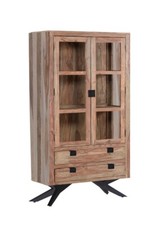 Vitrine Nola Shisham massiv