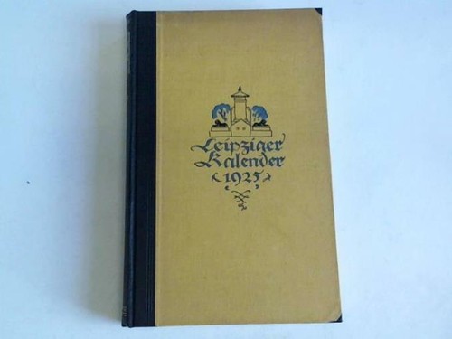Leipziger kalender 1925 - kalender,