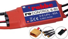 Robbe Modellsport RO-CONTROL 6-80 2-6S -80(100A) 5V/5A SWITCH BEC Regler / 8710