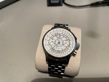 Poljot Blue Angel Chronograph, Poljot Metallband, ca. 39 mm