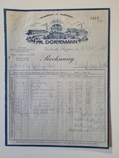 Rechnung Fr. Dörrmann