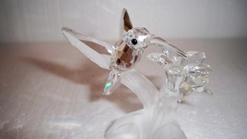 Swarovski glasfigur kolibri - glasfigur,