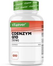 Q10 Coenzym á 250 mg - 120 Kapseln (V) - 100% Ubichinon - Natürlich