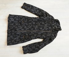 DESIGUAL Damen-Mantel dezent schwarz gemustert, M 36-38, Top-Zustand