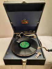 Grammophon  von ca .1920  mit Plattenkoffer