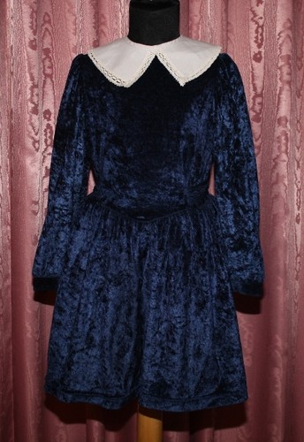 Pannesamt kleid mit - pannesamt, ☺