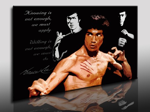 Bild auf leinwand bruce - "bruce, lee"
