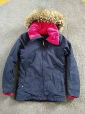 Fouganza Reitjacke Winterjacke Reiten Größe 146 152  schwarz rot