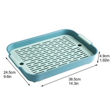 Kaninchen Katzentoilette Wasserschale Abfluss Tablett Haustier Zubehör