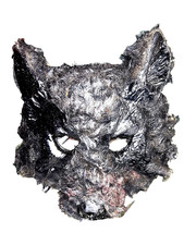 UPCYCELTE Wolf Maske Tier 3D