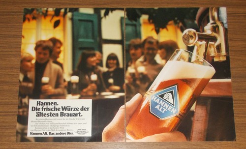 Seltene werbung hannen alt - werbung,