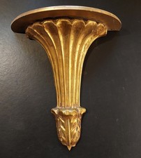Wandkonsole Barock-Stil gold Höhe 32cm Breite 30cm 