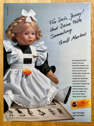 Margarete steiff puppe knopf - steiff,