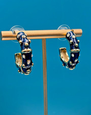 Clarion-Pell Hoop Earrings