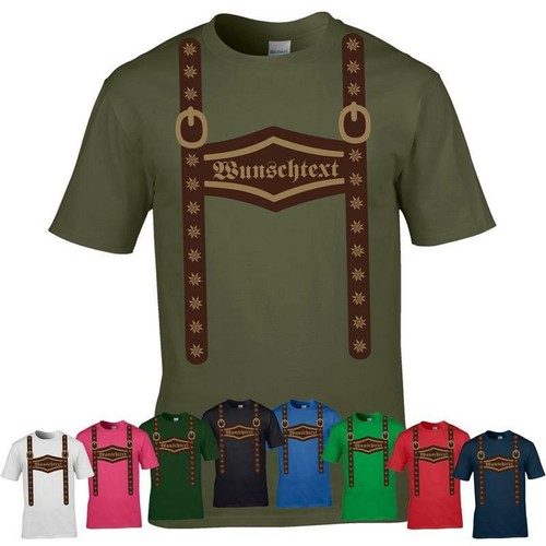 Trachten shirt hosenträger - shirt,
