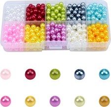 600Stück Glasperlen, 10