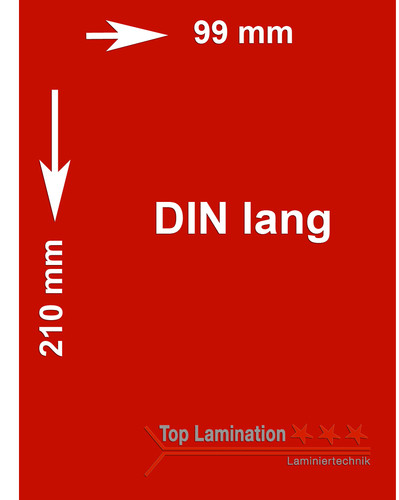 100 blatt rot dl - blatt,