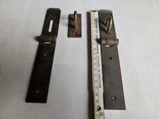 2 Stück Überfallen 200 x 30 mm für Vorhängeschloss, für Truhen und Kisten