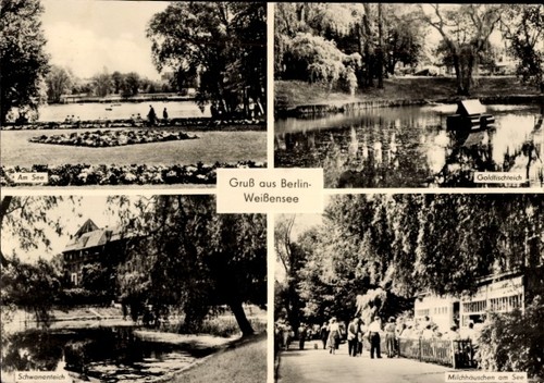 Berlin weißensee am - ak,