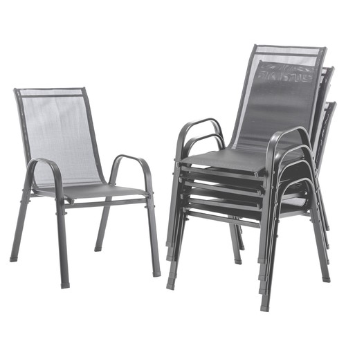 Gartenstuhl 4er set metal - gartenstuhl,