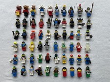 LEGO Konvolut 60 Minifiguren bunt gemischt, 80er - 90er Jahre.