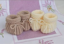 Babyschuhe gestrickt 2 Paar