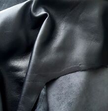 Echtes Leder, Nappaleder Lammleder mit Lederstärke ca. 0,8 mm in Schwarz
