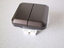 KOPP Jalousieschalter AMBIENTE palisander-braun UP Rolladenschalter Rollo