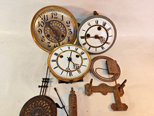 Lot Uhrwerk Mauthe Becker Uhr Pendeluhr Regulator 1920 Bastler Adler-Gong